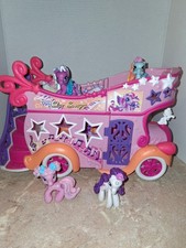 MLP Ponyville Starsong's Bus Wight 4 Ponies Included (Accessories Missing) picture