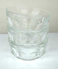 3 Vtg. Arcoroc France  Thumbprint Petale Pattern 4 Inch Glass Bowls picture