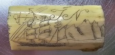 Early 19th Century Napoleonic Prisoner of War Maritime Folk Art Plaque C.1810. picture