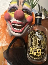 Slipknot No. 9 Iowa Whiskey Bottle *AUTOGRAPHED* Clown/ Tortilla/ Jay picture