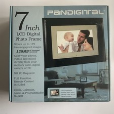 Pandigital 7 Inch Photo Frame 128MB New open box Remote Control PAN707-B picture