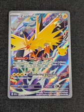The Pokemon Company Zapdos. 133/128. 30th celebration. IR. NM picture
