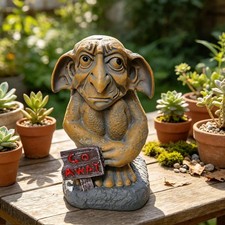 qumHmup Gargoyle Sculpture Figurine,Gothic Stone Decor Statue,Indoor Patio Ya... picture