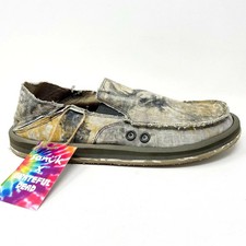 Sanuk x Grateful Dead Vagabond ST Tie Dye Hemp Surfer Slip On Comfort Shoes picture
