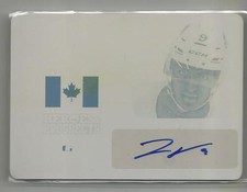 2016-17 ITG Heroes & Prospects Joe Veleno Autograph Printing Plate #ed 1 / 1 picture