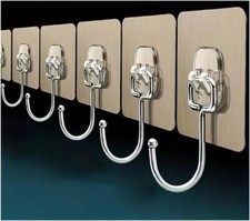 5pcs Heavy-duty Sticky Wall Hook | Reusable And Waterproof And Oil-resistant picture