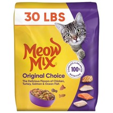🐱Meow Mix Original Choice Dry Cat Food, 30 lb. Bag🐱30 lb picture