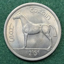 1964 Ireland 1/2 Crown Half Crown Beautiful Extremely Fine to About Uncirculated picture