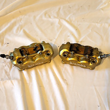 2004-2009 APRILIA RSV MILLE FACTORY TUONO OEM BREMBO BRAKE CALIPERS picture