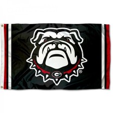 GEORGIA BULLDOGS 3'X5' FLAG BANNER ***100% FULL COLOR ON BOTH SIDES OF FLAG*** picture