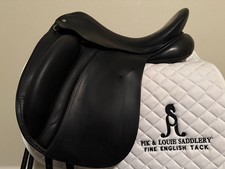 17.5 - 2007 Custom Saddlery Wolfgang Solo Dressage - Good Condition picture