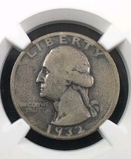 1932-S 25C Washington Quarter NGC VG 10 #8518 picture
