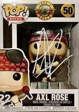 AXL ROSE AUTOGRAPHED SIGNED GUNS N ROSES FUNKO POP #50 picture