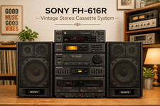 SONY FH-616R 🌈RaRe🌈 Vintage Stereo Cassette  System picture