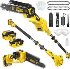 2-in-1 Electric Pole Saws for Tree Trimming,8