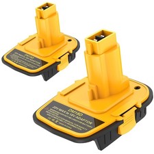 2 pcs Battery Adapter with USB Compatible with Dewalt 20V Battery,20V to 18V picture