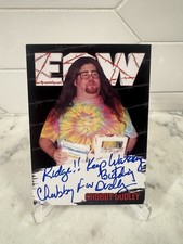 Chubby Dudley Auto Inscribed “Ridge” ECW Dudley Boyz picture