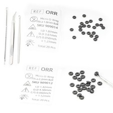 Micro Replacement O Ring Kit, for Sterngold Mini Implant Fits a 2.2mm 1.8mm Ball picture