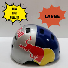 HANDMADE Redbull Helmet (L Size 59-62cm) /  BMX, Skateboard, Motorcycle picture