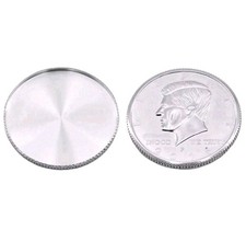 Magic Trick Expanded Shell Half Dollar Appearing Vanish Coin Magicians Prop  picture