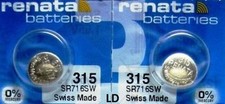 315 RENATA SR716SW (2 piece) Watch Battery  Authorized Seller picture