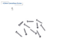 4.0mm Cancellous Screw Partial/Full Thread – Lot of 100 Pcs Stainless Steel Tool picture