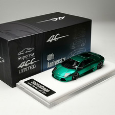 1/64 Murcielago First Generation Diecast Model Green Resin Car Collectible picture