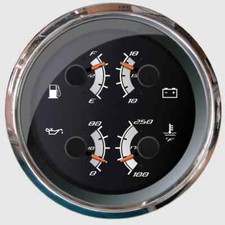 Faria F22014 Platinum Multi-Function Fuel/Volt/Oil Pressure/Temperature Gauge picture