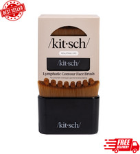 Kitsch Lymphatic Contour Face Brush - Facial Massage Brushes - Black picture