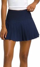 NEW Wilson Navy Midtown Tennis Skirt/Women’s Size Medium ($78 RETAIL) picture