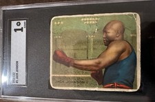 1910 C52 Jack Johnson #1 Boxing Grail  POP 6 TOTAL GRADED PSA & SGC (T218 T219) picture