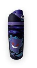 Owala Pokemon Gengar FreeSip 24 oz Water Bottle Purple Black Target Exclusive picture