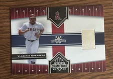 2005 Donruss Champions Impressions Game Used Glove Relic #89 Vladimir Guerrero picture