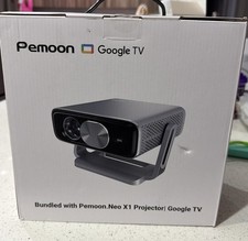 Brand new unopened Pemoon Neo X1 Google TV Desktop Projector 1920x1080 LCD White picture