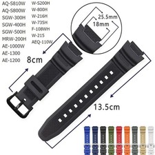 Rubber Watch Band Strap for Casio W-735H SGW-400H SGW-500H AE-1000W MRW-200H picture