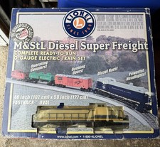 Lionel M& StL Diesel Super Freight 6-30155 R2R Train Set Trains Only O Gauge picture