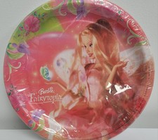 RARE Vintage 2004  Barbie Fairytopia Pink Disposable Plate picture