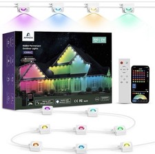 APPECK Permanent Outdoor Lights 300ft with 216 LED Lights, 108W Smart RGBW Ea... picture