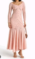 Charo Ruiz Off The Shoulders Pink Blush Maxi Dress XS picture