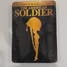 The American Soldier The Complete History US Wars 4 DVDs Metal Case PBS Sealed picture
