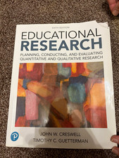 Pearson Educational Research 6th Ed Paperback 2019 Creswell & Guetterman picture