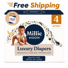 Millie Moon Luxury Diapers, Size 4, 66 Count picture