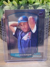 2000 Bowman Chrome #321 Francisco Rodriguez RC Angels Rookie Baseball Card picture