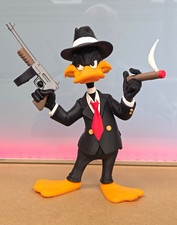 Daffy Duck Looney Tunes Figurine Gangster Suit Hat Tommy Gun Cigar picture