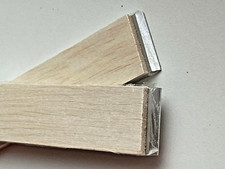 Apex Edge Pro Balsa Wood (TWO) Strops on aluminum blank for Diamond compound NEW picture