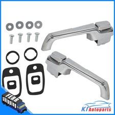 Chrome Pair Outside Door Handles For 1967-1972 Chevy C/K 10 20 30, GMC C/K 15 25 picture