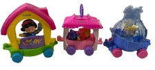 Fisher-Price Little People Disney Princess Parade Train Floats Lot of 3 picture