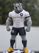 Botafogo Bulldog Mascot 3D Printed Figure - Soccer Fan Art Collectible Statue 10 picture