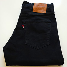 Levi's Premium 511 Slim Fit Black Jeans Men's 32x32 Big E Stretch picture
