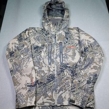 Sitka Jacket Mens M Optifade Open Country Gore-Tex Camo Hooded Hunting Shell picture